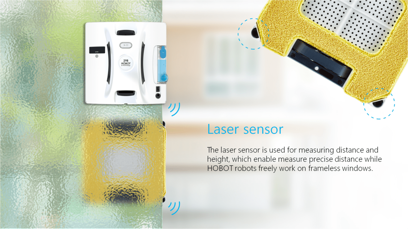 Hobot-298 Window Cleaning Automatic Robot With Ultrasonic Water Spray ...