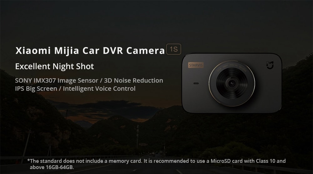 Xiaomi Mi Home Car Dash Cam 1S Starvis Smart